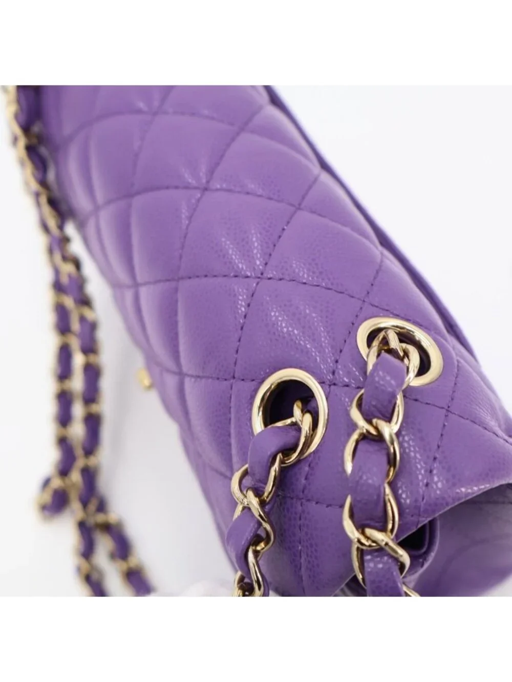 Chanel Cabiskin Quilted Chain Shoulder Bag
